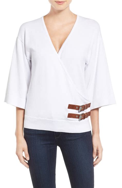 michael kors kimono v sweater|V.